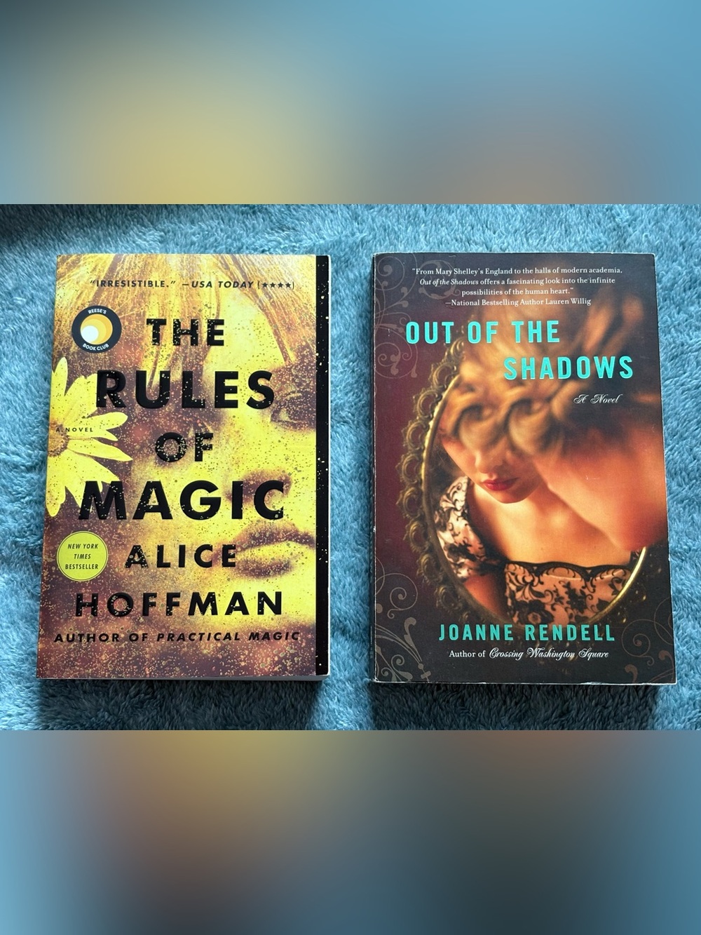 Alice Hoffman Rules of Magic + Out of the Shadows Paperback Books Bundle